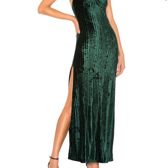 NBD Dresses & Skirts - NBD Teal Mesh Evening Dress